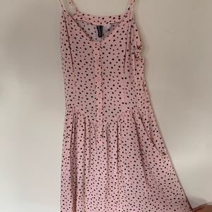 H&M pink mini dress